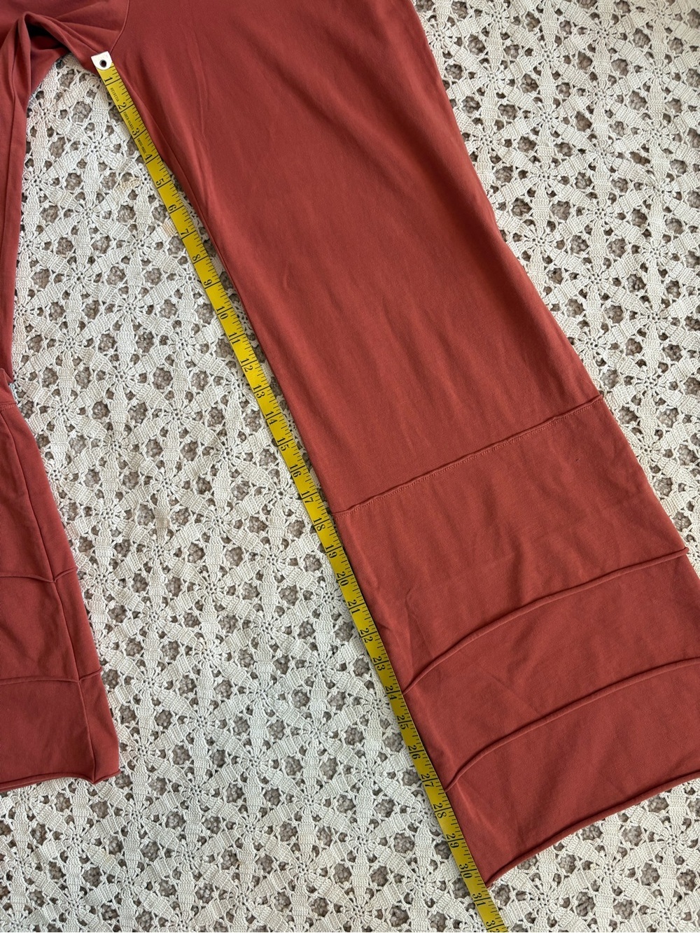 Matilda Jane Women’s Finn Pants Tiered Ruffle Wide Leg Terracotta Size Medium - Picture 8 of 9